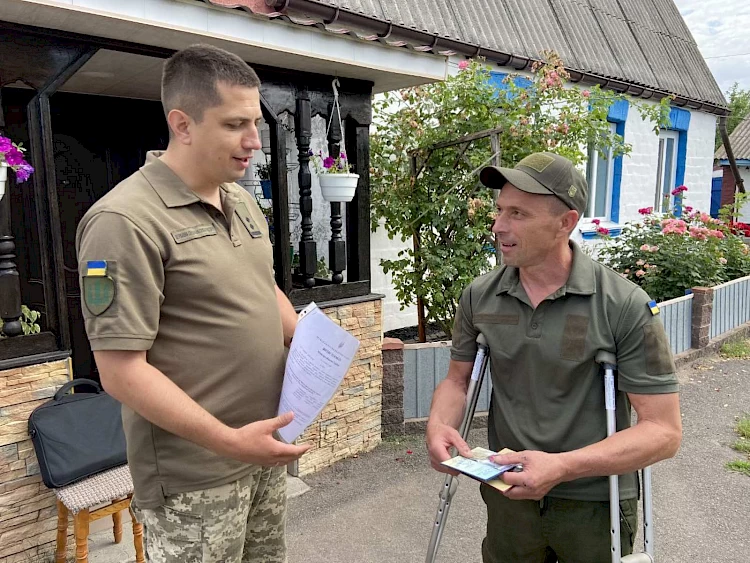 У Кагарлицькій тергромаді нагородили героя-фронтовика