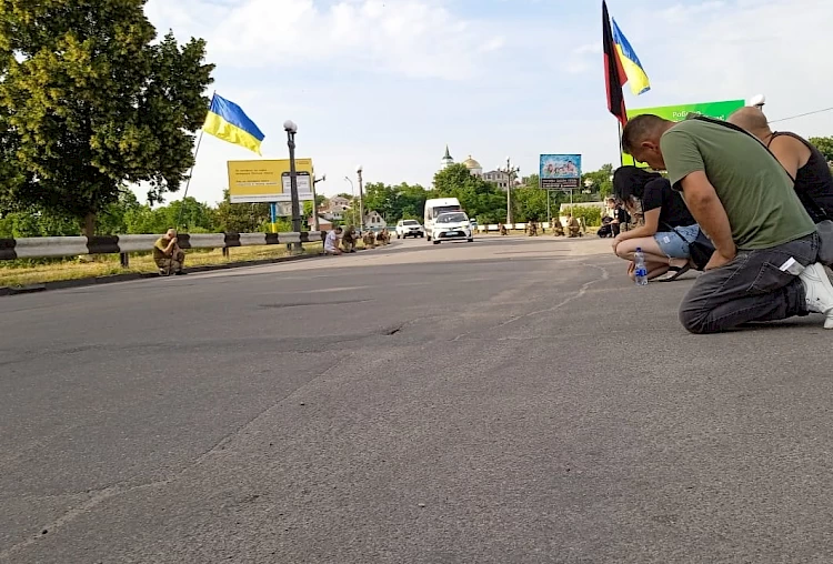 Богуслав зустрів "на щиті" полеглого бійця