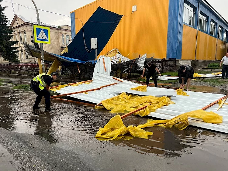Зірваний дах та зламана труба котельні: наслідки негоди на Київщині