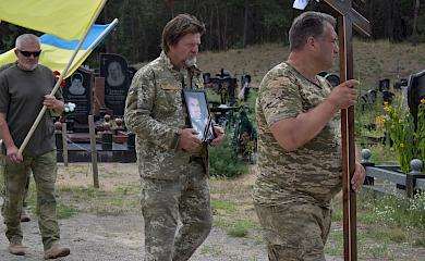 Алея Слави в Українці поповнилась могилою ще одного воїна