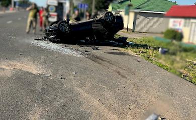 Развернулся в неустановленном месте и вызвал опрокидывание чужого авто: ДТП на Броварщине