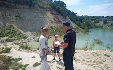 Спасатели посетили самое красивое и самое опасное место Обухова