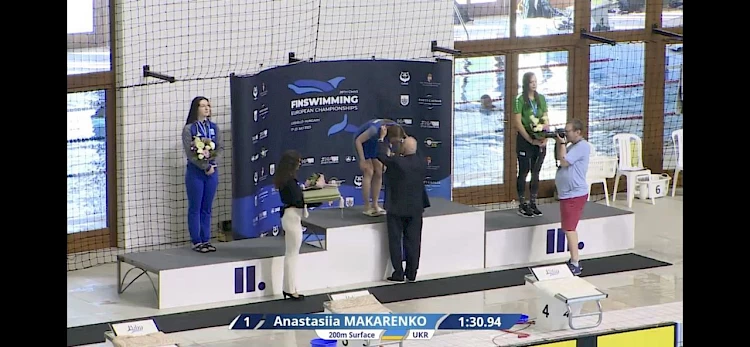 "Золотая рыбка" из Обуховщины победила на чемпионате по подводному плаванию в Венгрии