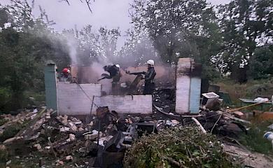 В селі на Ржищівщині горіла господарська споруда: причина пожежі встановлюється