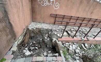 В Обухівській мерії пообіцяли ліквідувати наслідки негоди: пошкодження покриття, тротуарів, підтоплення