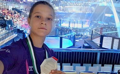 Юна бійчиня з Українки взяла "срібло" на Чемпіонаті зі змішаних єдиноборств