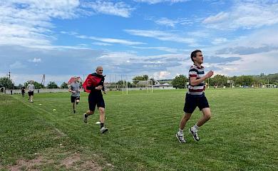 В селе возле Обухова состоялся благотворительный забег: почтили память погибших бойцов