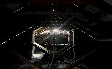 Активисты спасли двух аистов неподалеку от Обухова: они уже в безопасности