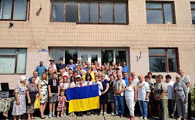 Під Богуславом відкрили &laquo;Скелю незламності&raquo; - символ шани й пам&rsquo;яті загиблих земляків-героїв