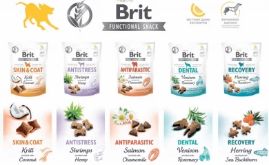 Плюсы кормов для собак от Brit Care