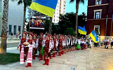 Артисти ансамблю із Ржищева взяли участь у фестивалі в Албанії