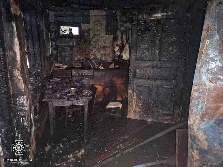 Пожежа у Бориспільському районі: загинув власник будинку (фото)