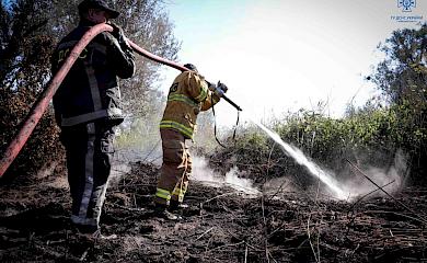 Обухівський район: рятувальники ліквідували пожежу на торфовищі