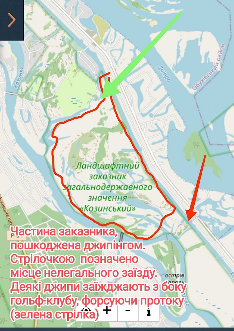 Джиперы уничтожают заказник "Козинский" на Обуховщине