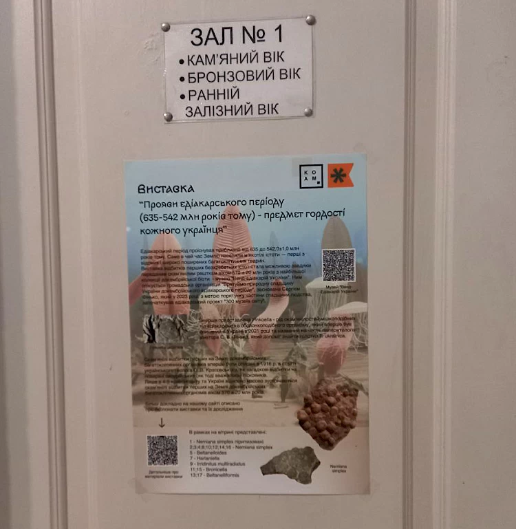 У Трипільському археологічному музеї відкрилася виставка про перші організми на Землі
