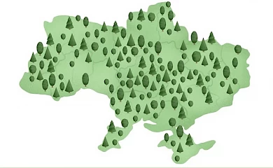 В Украине сажают "миллион деревьев", присоединилась и Обуховщина