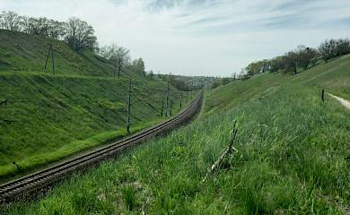 Малоизвестная топография Обуховщины: проход между Девич-горой и Стенкой - от тропы до колеи