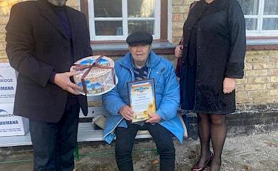 Житель села на Обуховщине отметил свой 100-летний юбилей