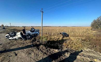 В аварии вблизи Обухова пострадала пассажирка