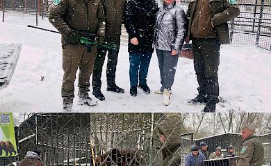 Ведмедя Балу передали із зоокуточка до реабілітаційного центру