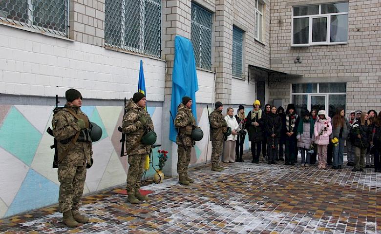 В Василькове открыли мемориальные доски в честь погибших Защитников громады (фото)