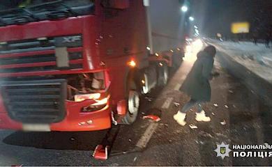 На Обуховщине грузовик переехал пешехода