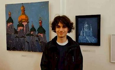 В Национальном заповеднике "София Киевская" представлены работы молодого художника из Обуховщины