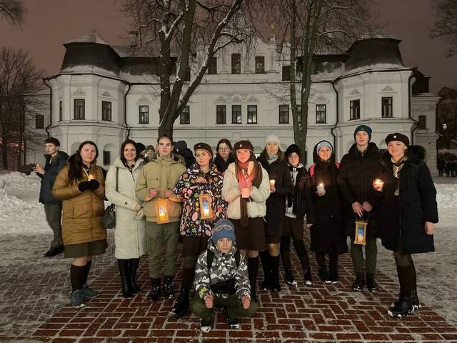Благодаря пластунам свет Вифлеемского огня мира уже на Обуховщине
