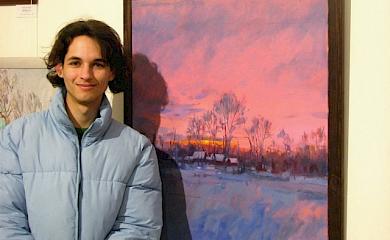 Художник из Обуховщины экспонируется на Всеукраинской рождественской выставке (фото)