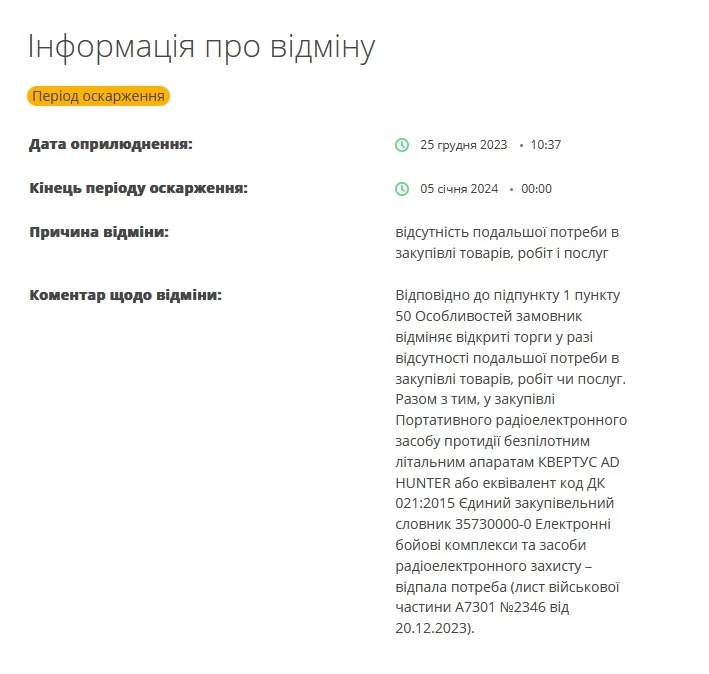 Обуховский горсовет не смог приобрести оборудование для противодействия беспилотникам