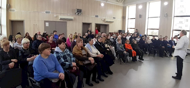 В Обухове состоялась встречи с семьями погибших воинов