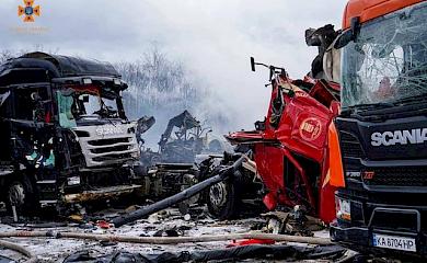 Спасатели Киевщины ликвидируют последствия вражеских обстрелов 2 января