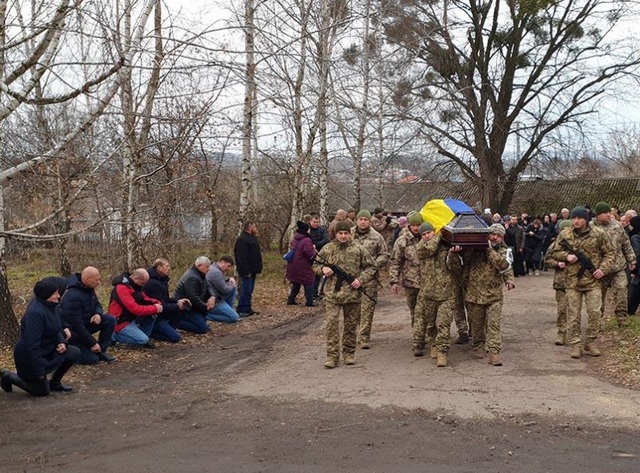 В Бердичеве похоронили павшего Вадима Кисилюка, который последние годы проживал в Обухове