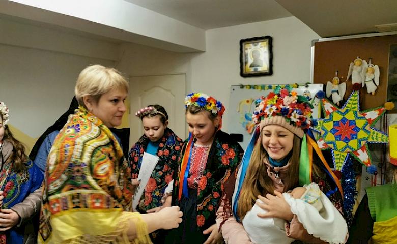 Обухівські школярі підготували справжній різдвяний вертеп