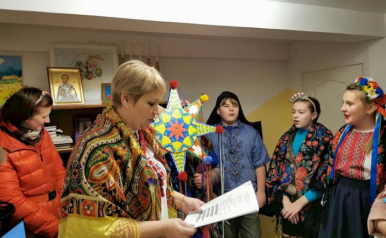 Обухівські школярі підготували справжній різдвяний вертеп