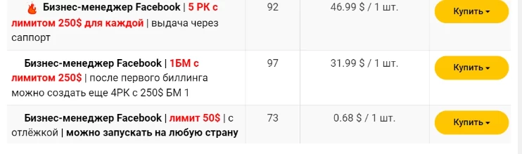 Бізнес менеджер (БМ) Facebook для арбітражу трафіку