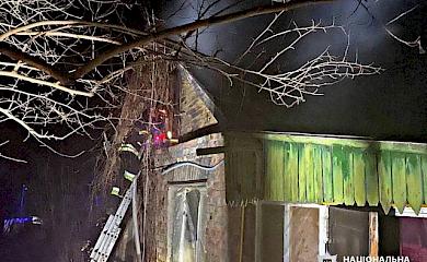 Пожар на Обуховщине: горел жилой дом