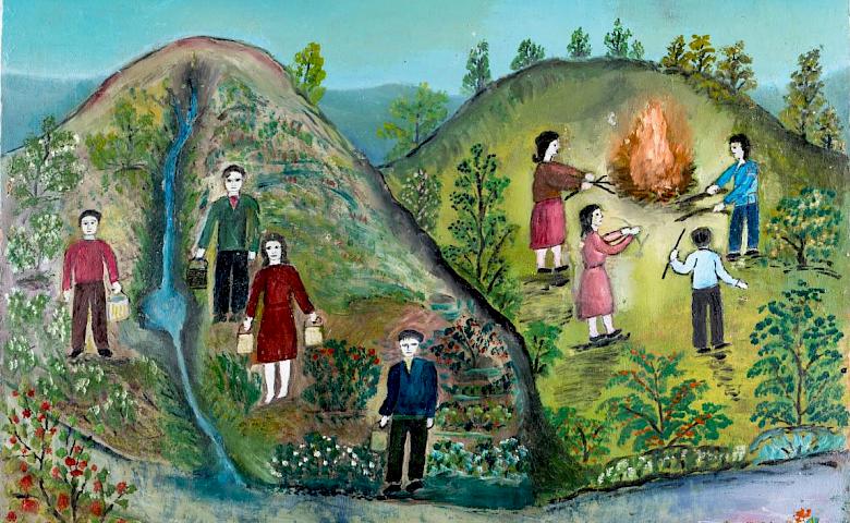 Гора - Горбахи, вогонь - народний