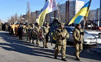 Обухов провел в последний путь павшего земляка Николайцева Константина