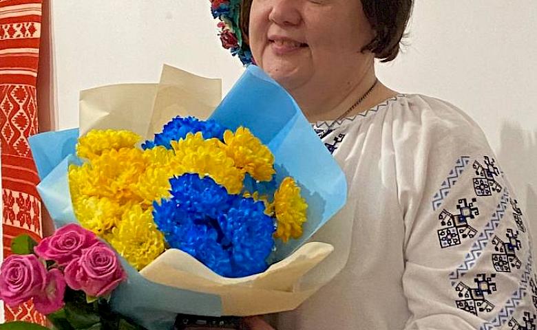 У Ржищівському музеї відкрили виставку місцевої майстрині