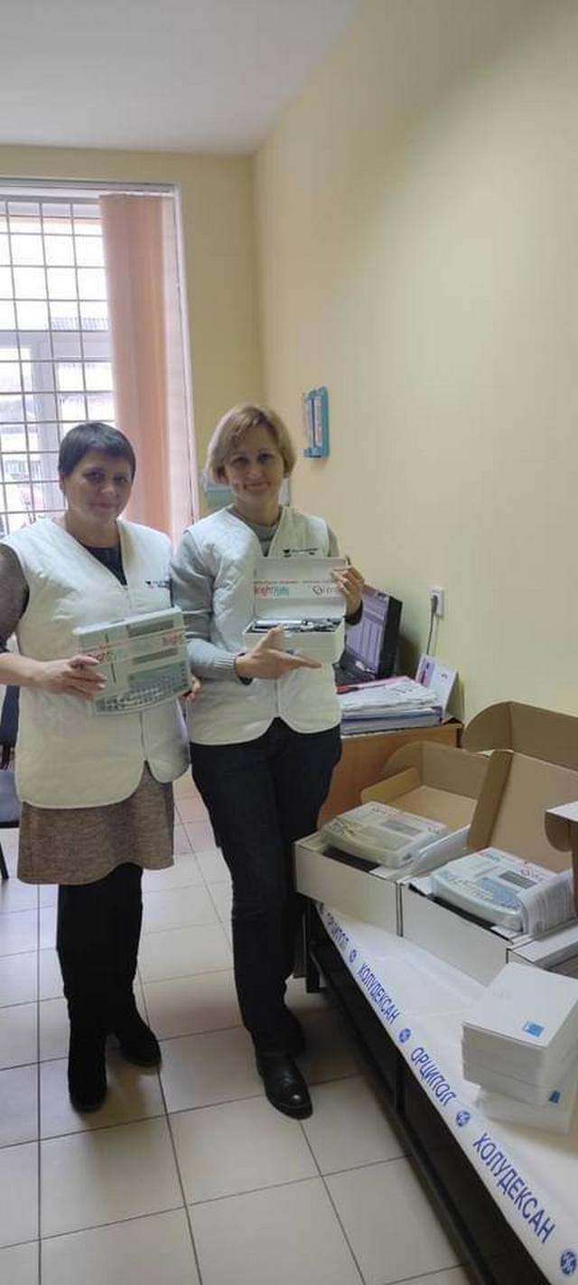 Ржищівські медики отримали медичну техніку від благодійників