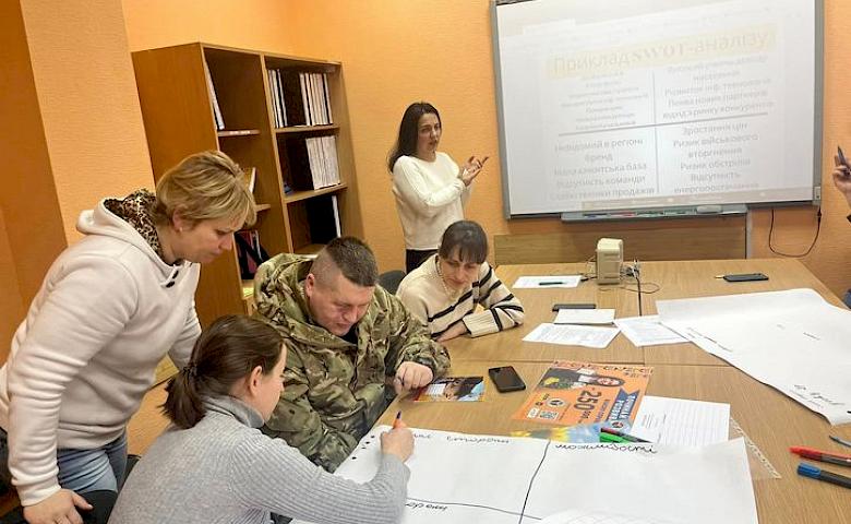 Майбутніх підприємців Обухова навчали складати бізнес-план