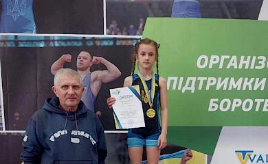 Обуховская спортсменка одержала победу на соревнованиях по вольной борьбе