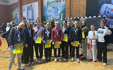 10 медалей завоевали обуховские таэквондисты на чемпионате Украины
