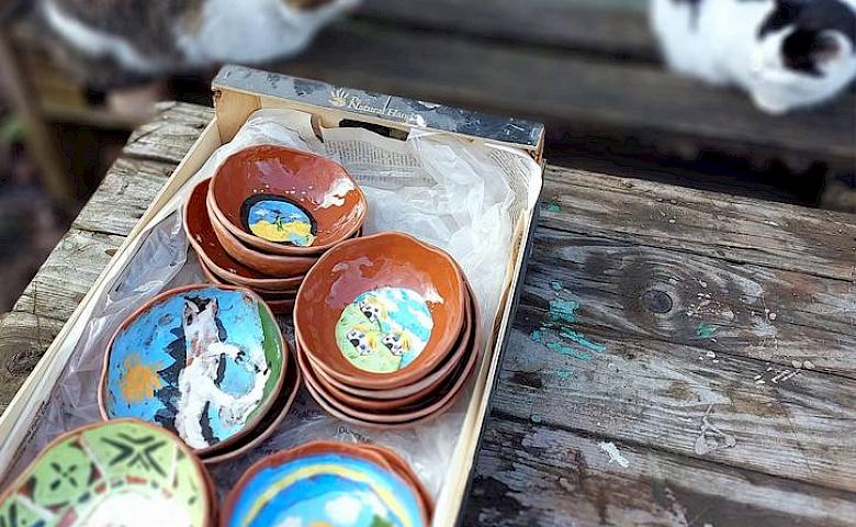 В Обухівському музеї представлять роботи місцевої керамістки
