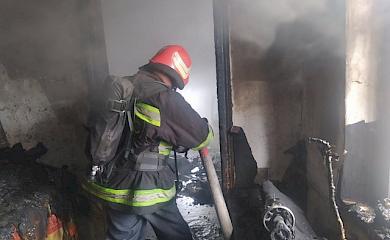 В пожаре на Обуховщине погибла пенсионерка