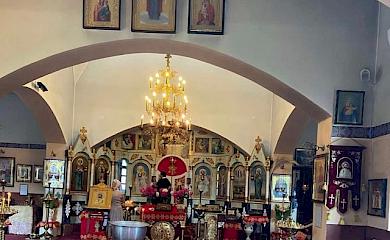 После выселения московского патриархата, в храме на Обуховщине исчезли иконы