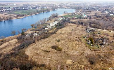 Давньоруське городище на Київщині зняли з висоти польоту