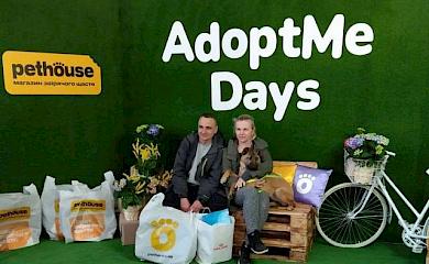 Хвостатые жители Деремезнянского приюта Обуховськой громады нашли семьи на AdoptMeDays в Киеве