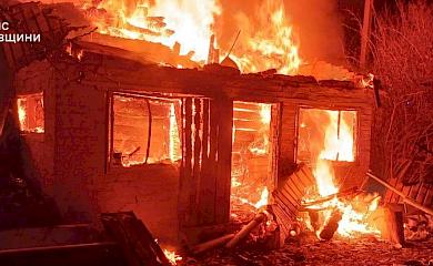 Огонь уничтожил все: сгорел дом на Обуховщине